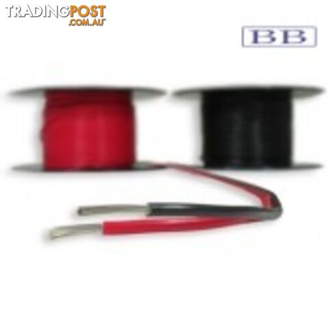 4.59mmŒ_ Red Single Core Tinned Wire (100m)