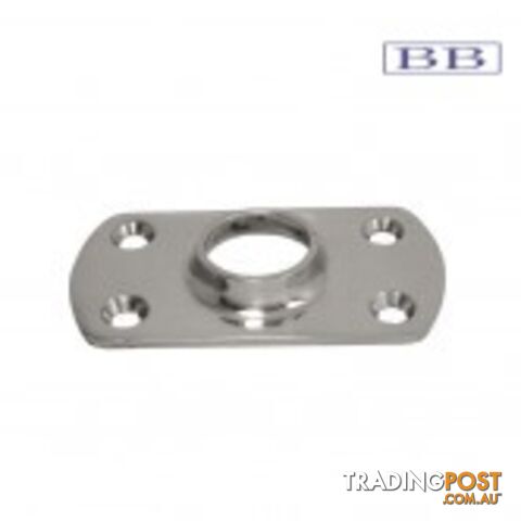 Rail Base - Rectangle 22mm tube