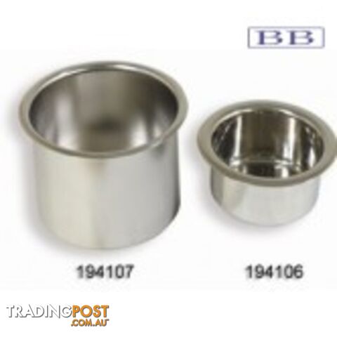 Recessed Drink Holders Small 194106 Large 194107