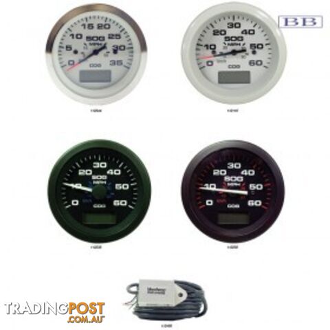 Marine Gauges Veethree Instruments GPS Speedometer
