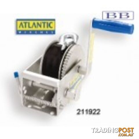 Atlantic Winch 5/1:1 with 7.5m x 5mm Cable