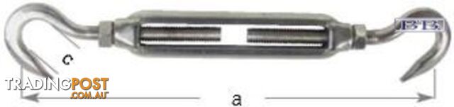 Turnbuckle Hook&Hook M8