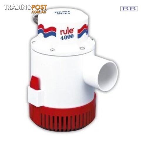 Marine RULE 4000 BILGE PUMPS 12v or 24v