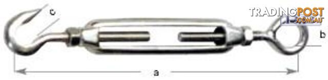 Turnbuckle Hook&Eye M8