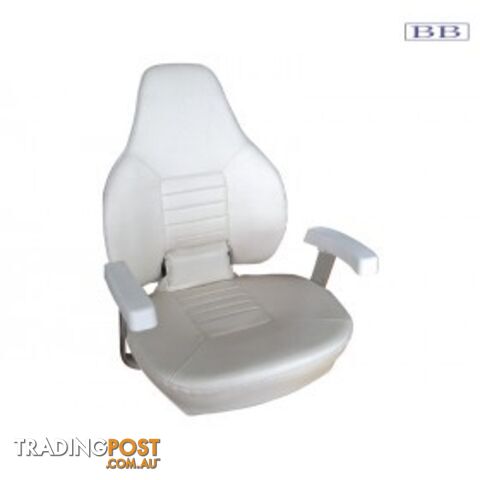 Fold down boat seat with arm rests 181914