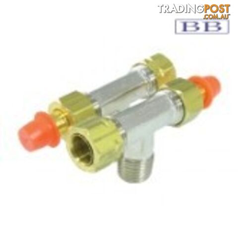 Horizontal Bleeder 1/4" NPT to 3/8" Tube