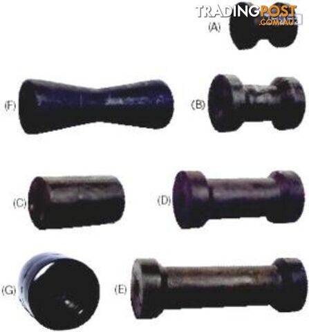 STD Rubber Keel Roller & Bush 152mm