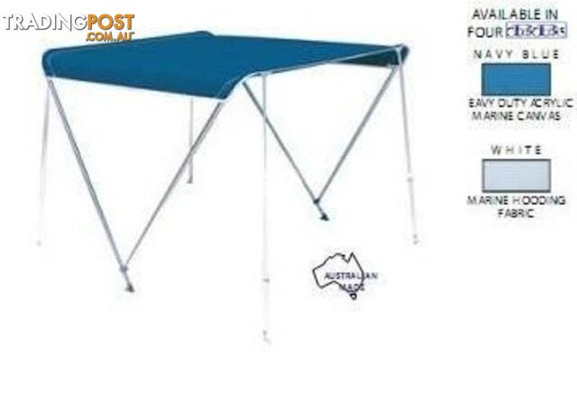 Boat Bimini top 2 Bow open boat