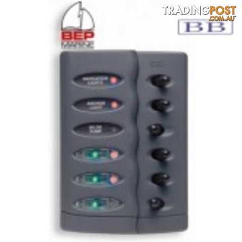 BEP 6 Switch Waterproof Panel with Fuses