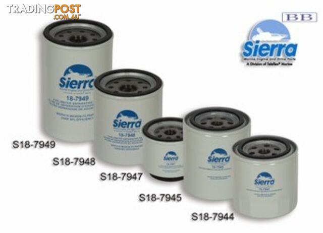 Fuel Filter Sierra Cartridge Long generic T/S Mercury Honda 18-7945