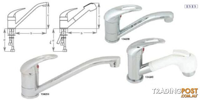 Capri Combo tap/shower