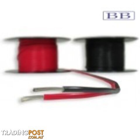1.84mmŒ_ Red Single Core Tinned Wire (100m)