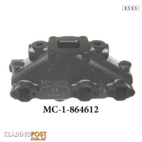 Mercruiser V6 Dry Joint Replacement Manifold suit 4.3L (262 CID) V6 Port and...