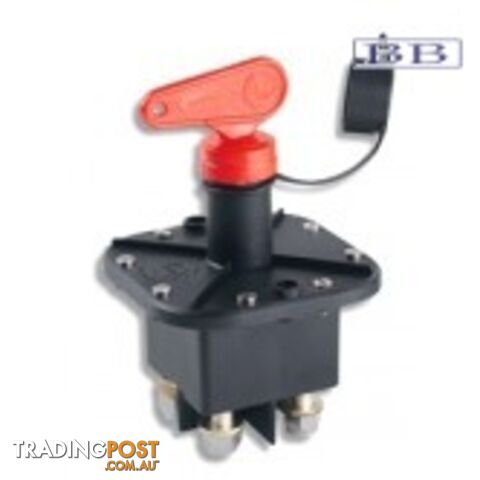 Quick 4 Pole Battery Switch with Key