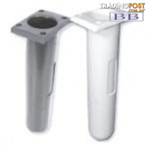 Slimline Flush Rod Holder White