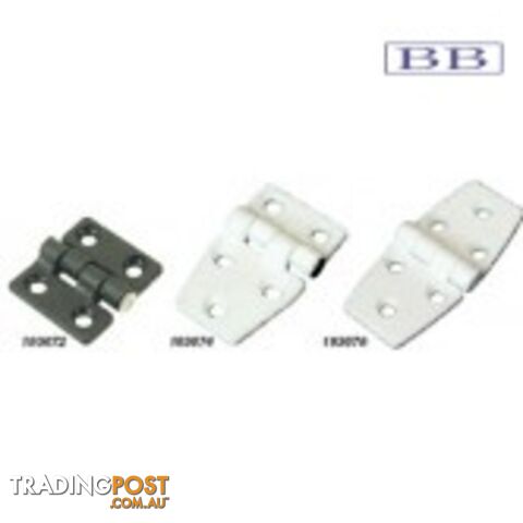 Cabin Hinge White 58mm
