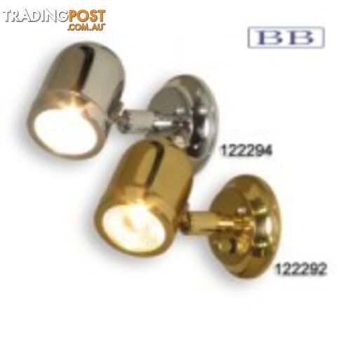 Domed Bulkhead Light - Chromed