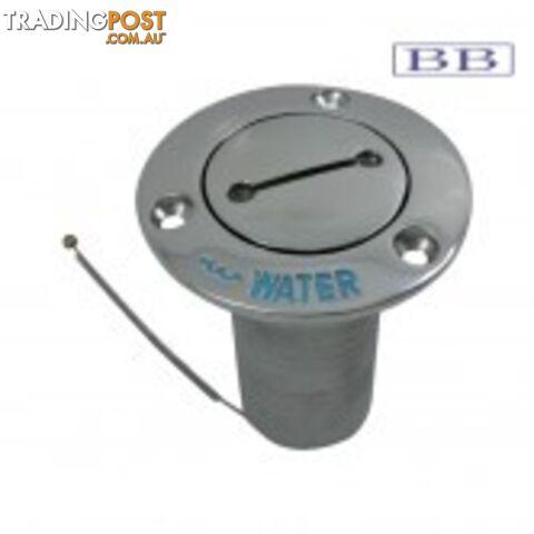 S/S Deck Filler Water 50mm