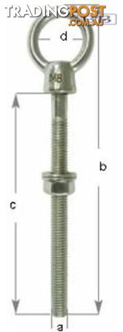 Eye Bolt S/S 12mm