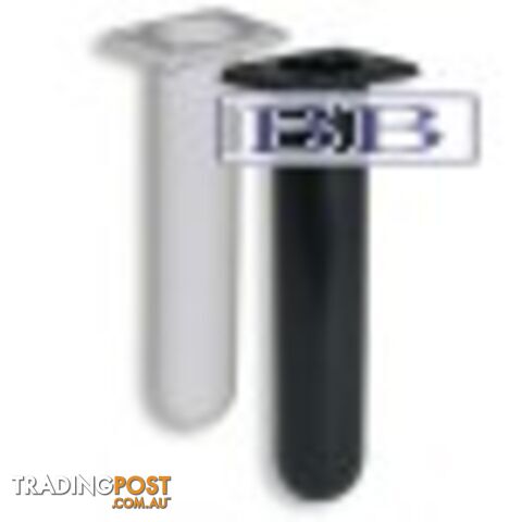 Slimline Straight Flush Mount White