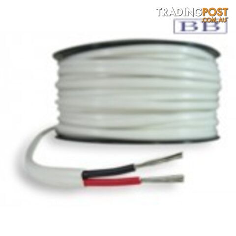 1.84mmŒ_ Sheathed Twin Core Tinned Wire (100m)