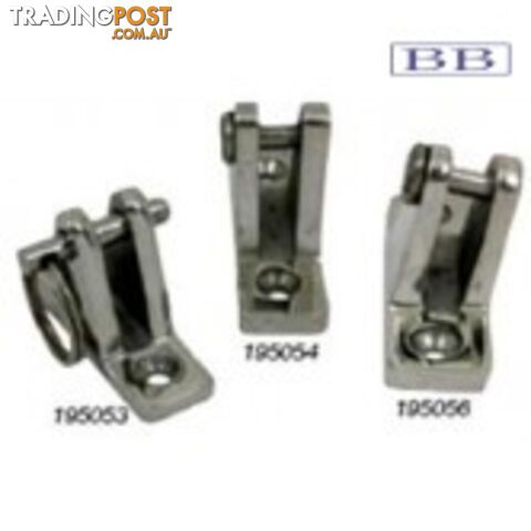 S/S Canopy Deck Mount 10ŒÁ with quick release pin 60 x 19 base