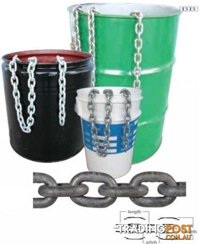 Short Link Gal Chain 100kg - 6mm