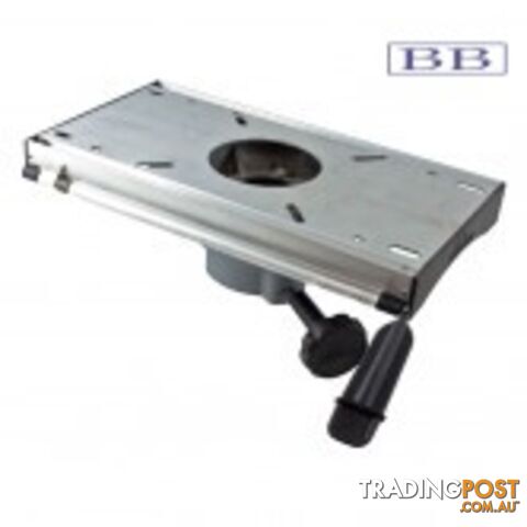 Boat Pedestal Mount Chair Slide - 73mm