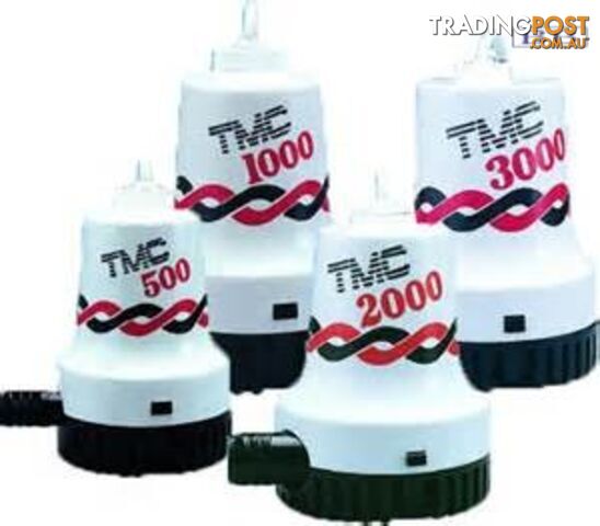 TMC Bilge Pumps 500 to 3000gph 12V