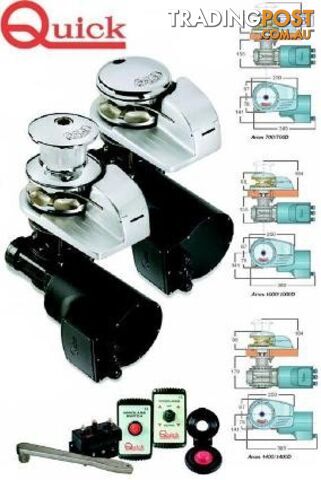 QUICK ANCHOR WINCHES Vertical Winch - Aries 1000 (25-50mm deck)