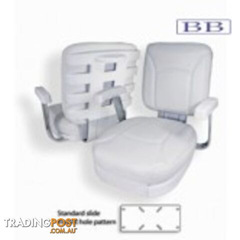 Boat seats Deluxe Ladderback boat Chair White 181922