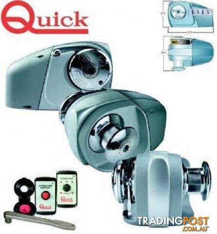 Quick anchor Winches Horizontal Winch - Hector 1500 12/24v