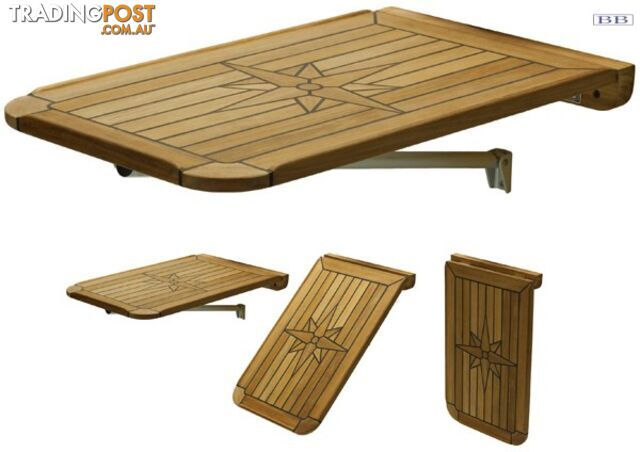 Marine TEAK Table tops Folding Balcony 139462