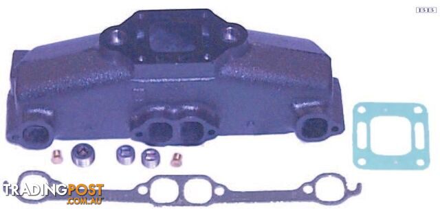 Marine Boat manifolds Mercruiser style Sierra small block center riser replaces...