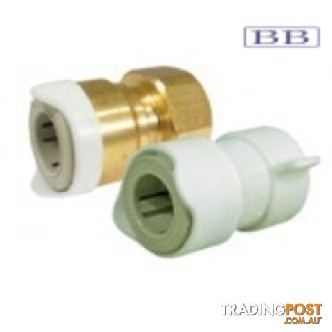 Quick Connect to Œ_" BSP Plastic White