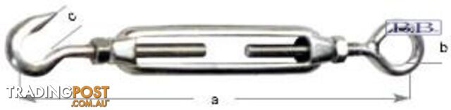 Turnbuckle Hook&Eye M4