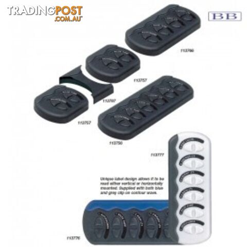 Contour Gen 2 - 4 Switch Panel No Fuse