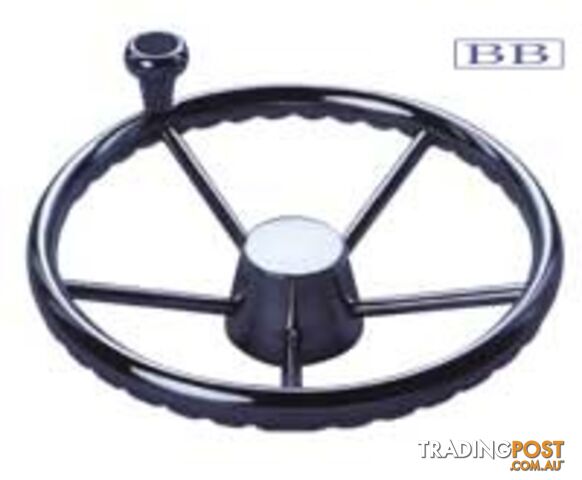 Steering wheel Five Spoke S/S - 340mm