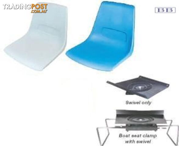 Boat seasts Argos Polyshell Seat - Grey