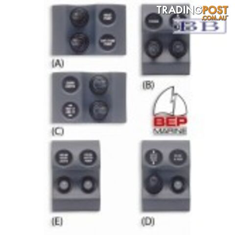 1x2 Way & 1x3 Way Switch Panel, White