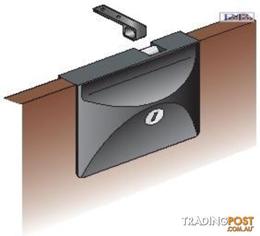 Sliding Door Lock - Black