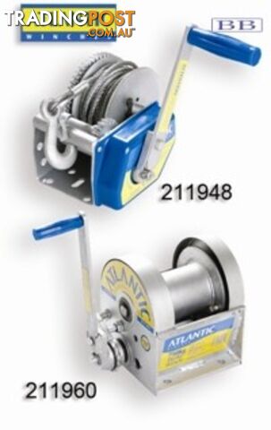 Atlantic Brake Winch 8:1 with No Cable - Large