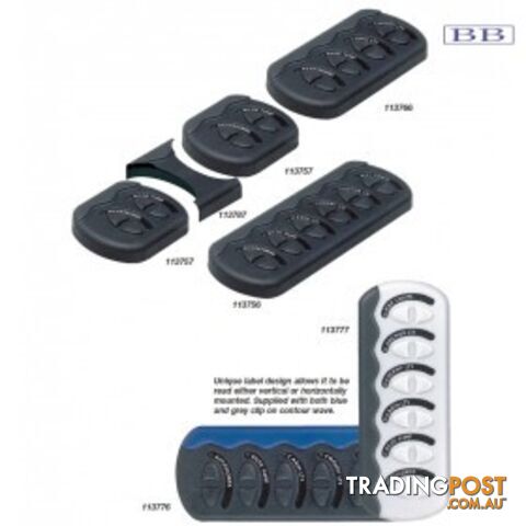 Contour Gen 2 - 6 Switch Panel No Fuses