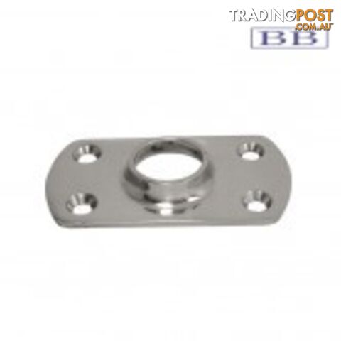 Rail Base - Rectangle 25mm tube