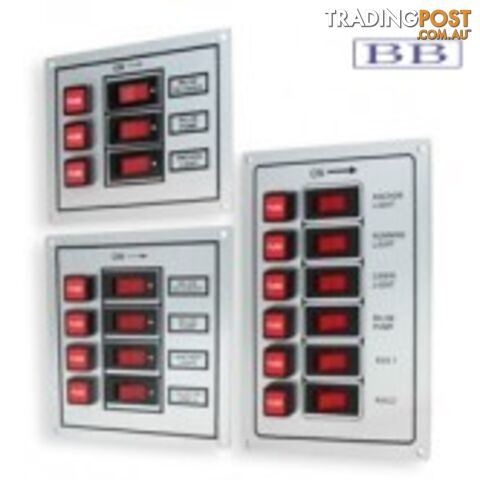 Illuminated 4 Vertical Switch Panel - photo 1 of 1
