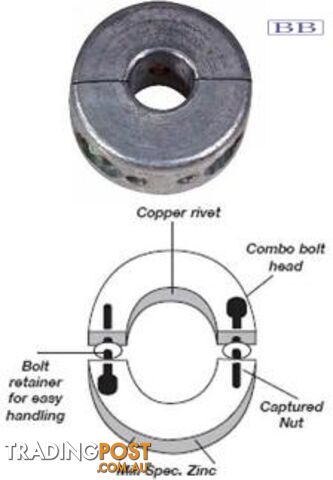 Propeller Shaft Anodes 13/4"