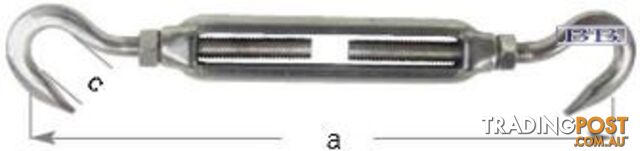 Turnbuckle Hook&Hook M5
