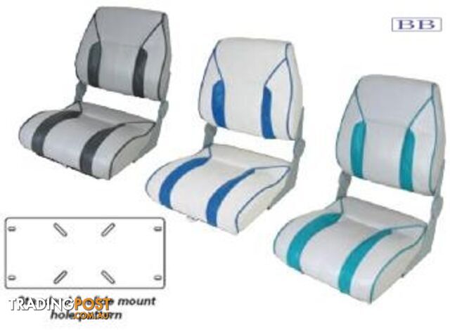 Premier boat Seats - three colour choices