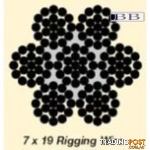 7 x 19 Rigging Wire 3/32"