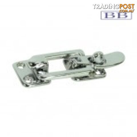 Slimline Hatch Fastener Brass Angled